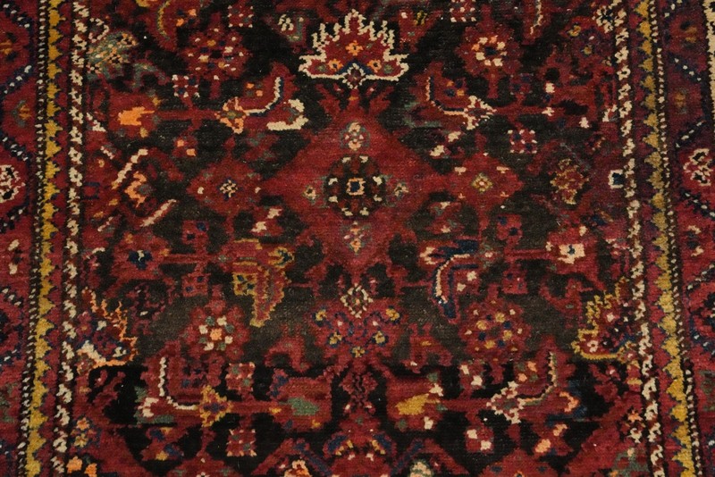 Antique Vegetable Dye 13 ft Traditional Runner Rug 4x13 Wool Handmade Carpet gallery