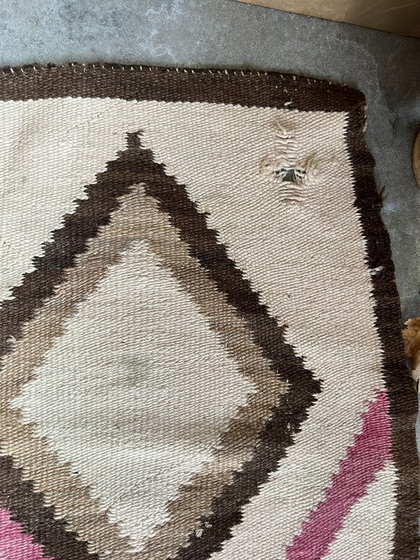 Vintage / Antique Cape, Carpet or Plaid, Handmade (Z2) gallery