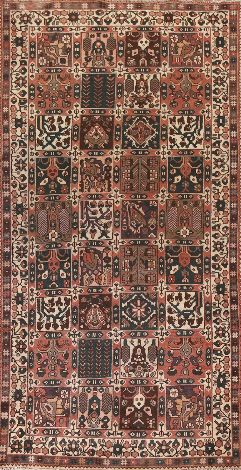 Garden Design Handmade Oriental Rug 5x10 Ft Tribal Wool Carpet Traditional Rug gallery
