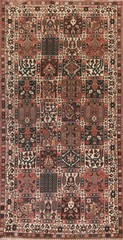 Garden Design Handmade Oriental Rug 5×10 Ft Tribal Wool Carpet Traditional Rug
