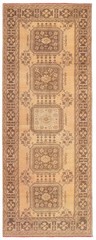 Vintage 4’6″ x 11’10” Traditional Hand Knotted Vegetable Dye Wool Area Rug