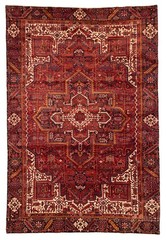Vintage Traditional Hand-Knotted Area Rug 9’0″ x 13’1″ Oriental Wool Carpet