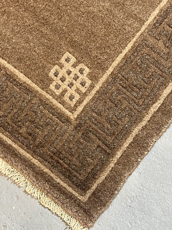 VINTAGE ANTIQUE Tibetan Rug 3.1x5.9 Professionally Washed 100%Wool gallery