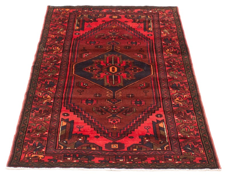 Vintage Hand-Knotted Area Rug 4'3" x 6'11" Traditional Oriental Wool Carpet gallery