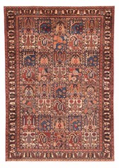 Vintage Traditional Hand-Knotted Area Rug 6’11” x 9’8″ Oriental Wool Carpet