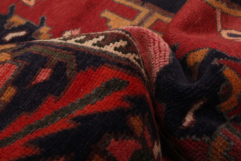 Vintage 6'7" x 9'5" Traditional Hand Knotted Vegetable Dye Wool Area Rug gallery