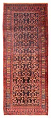 3’9″ x 9’7″ Vintage Hand-knotted Runner Rug Traditional Oriental Wool Carpet