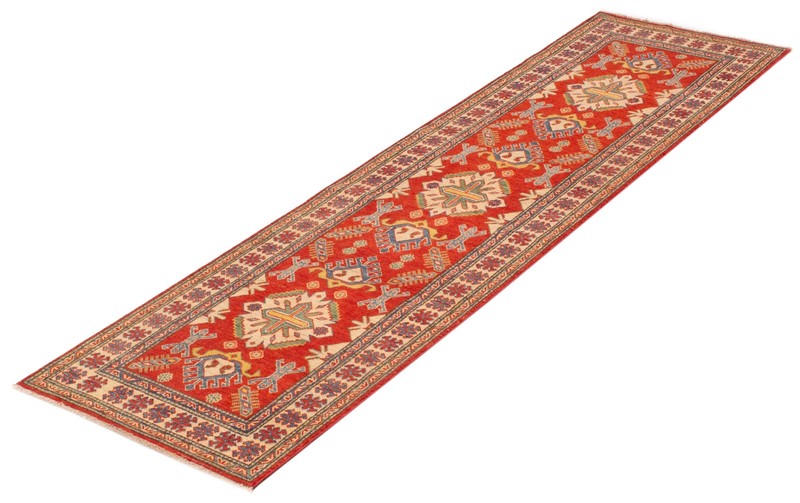 2'9" x 10'2" Vintage Hand-knotted Runner Rug Traditional Oriental Wool Carpet gallery