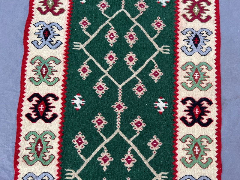 2'2x4'6 ft Vintage Handmade Afghan Kilim Runner Rug, Geometric Design gallery