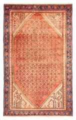 Vintage Traditional Hand-Knotted Area Rug 3’2″ x 5’2″ Oriental Wool Carpet