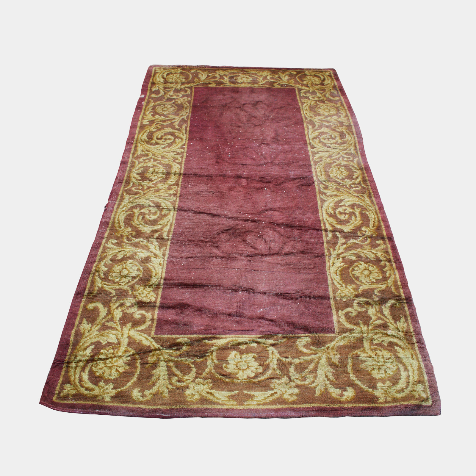 Antique Spanish Monastery Savonnerie rug early 19.th century Burgos gallery