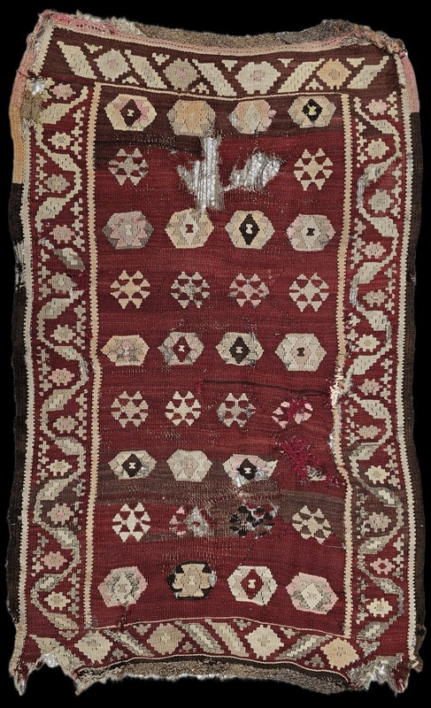 Hand knotted rugs, 1800s Rugs, Antique Rug, rare finds, wool fragment kilim gallery
