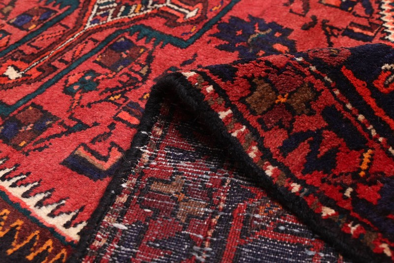 Vintage Hand-Knotted Carpet 4'11" x 9'10" Traditional Oriental Wool Area Rug gallery