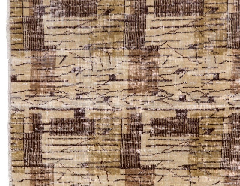Vintage Turkish Oushak Rug 156 x 230 cm (5'1" x 7'6") – 60+ Yr Old Handwoven Rug gallery