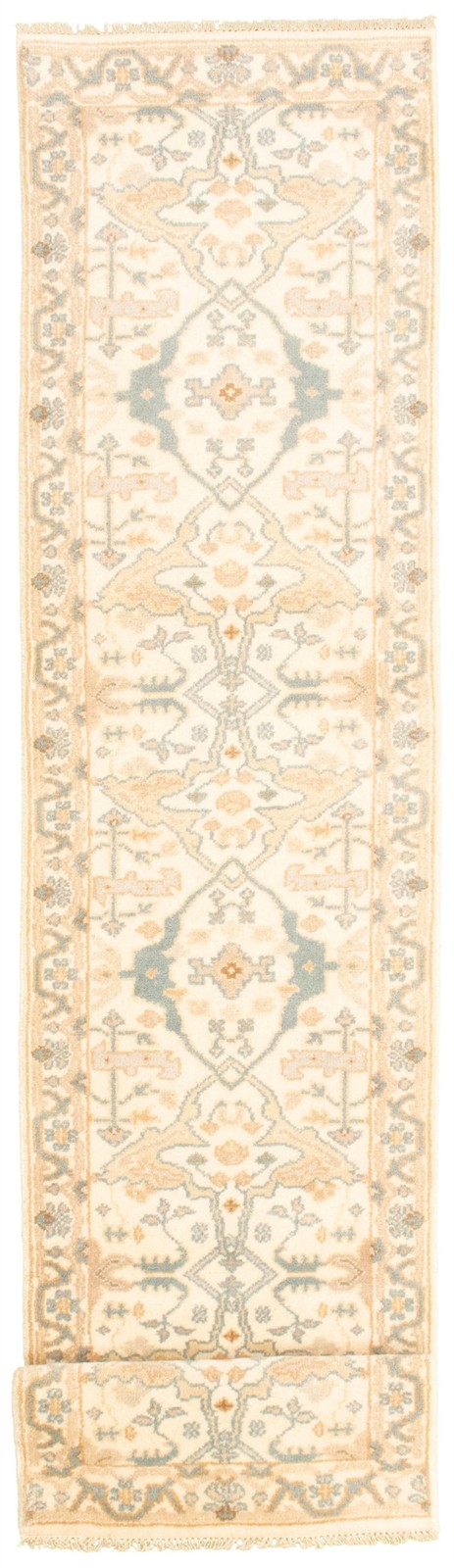 2'5" x 11'8" Vintage Hand-knotted Runner Rug Traditional Oriental Wool Carpet gallery