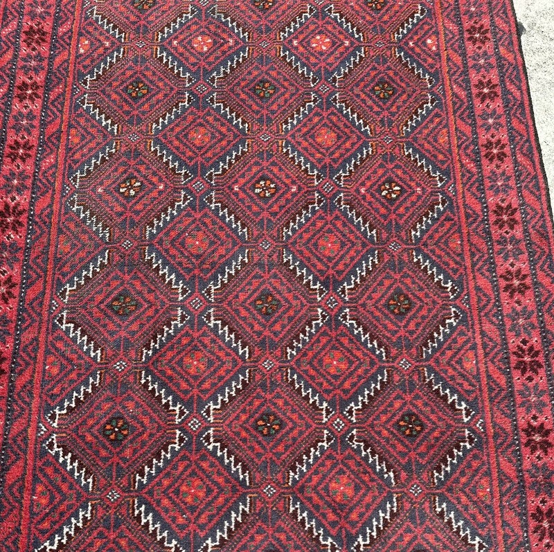 Turkoman Tribal Handmade Semi Antique Bohkara Oriental Rug 75”x 43” Full Pile gallery