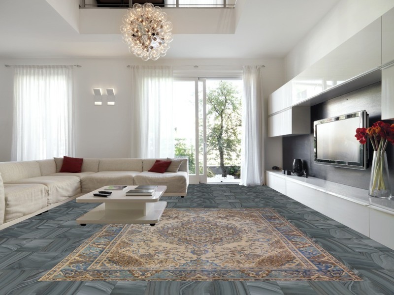 Geometric Distressed Area Rug 10x13 Handmade Wool Traditional for Living Room gallery
