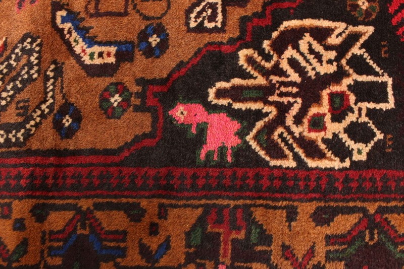 Traditional Vintage Hand-Knotted Oriental Carpet 3'2" x 6'0" Wool Area Rug gallery