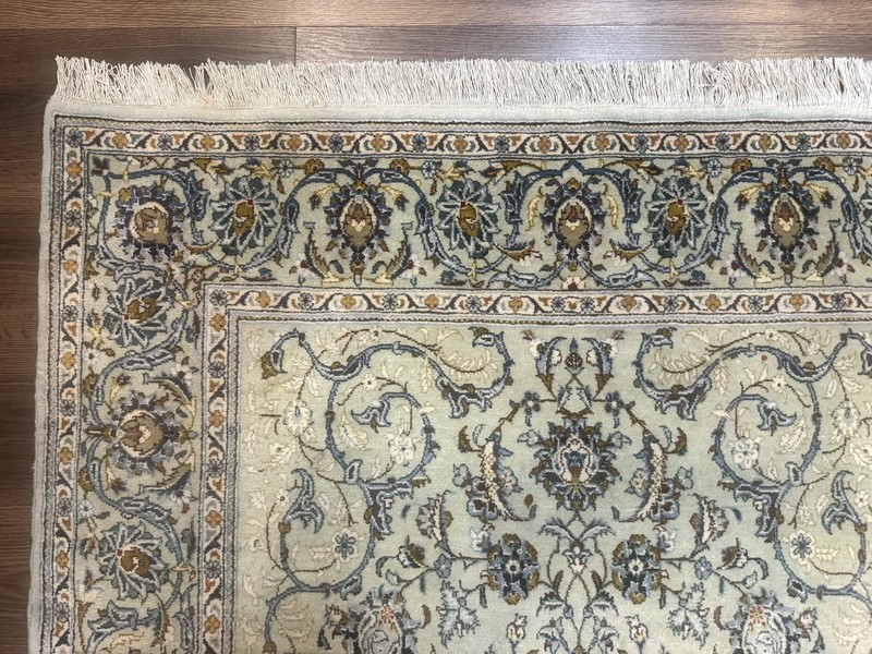 Per'sian Rug Uninque Colors 225 KPSI Light Green Light Blue Medium Size gallery