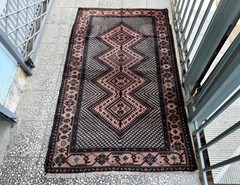 4x6Ft Afghan Hand Knotted Terracotta Area Rug Turkmen Oriental Brown Wool Carpet