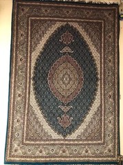 FINE GENUINE MIDDLE EASTERN RUG WOOL WITH SILK HIGHLIGHTS SUPER FINE MAHI DESIGN