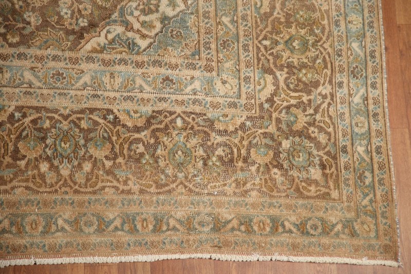 Floral Traditional Vintage Area Rug Hand-knotted 9x12 Wool Living Room Carpet gallery