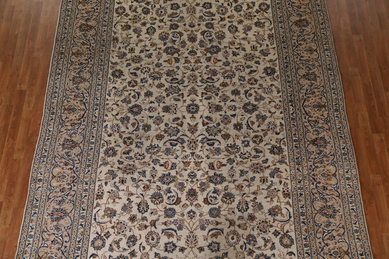 Mid 20th Century Floral Traditional Area Rug 8x12 Hand-knotted Wool Carpet gallery