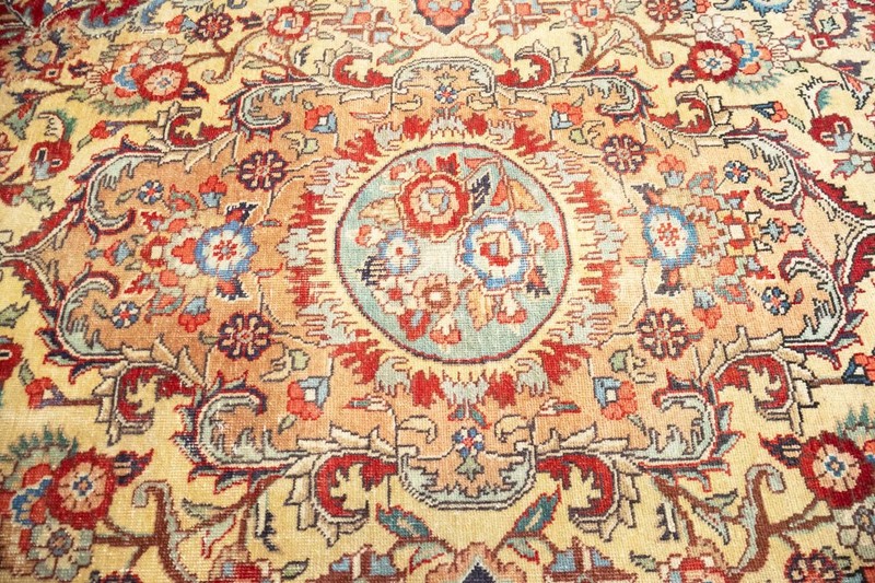 Semi-Antique Distressed Oriental Rug Muted Colors Living Room Carpet 10x13 Ft gallery