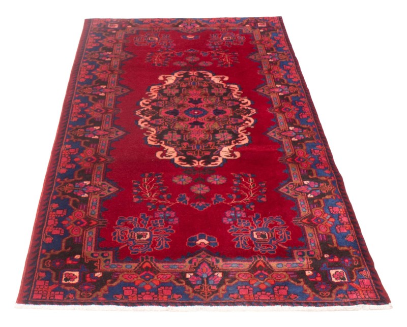 Vintage Hand-Knotted Area Rug 4'11" x 9'10" Traditional Wool Carpet gallery