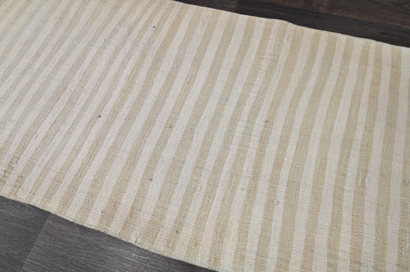 Oushak Turkish Doormat Rug 2x3 BEIGE Vintage Anatolian Handmade Small Kilim Rug gallery