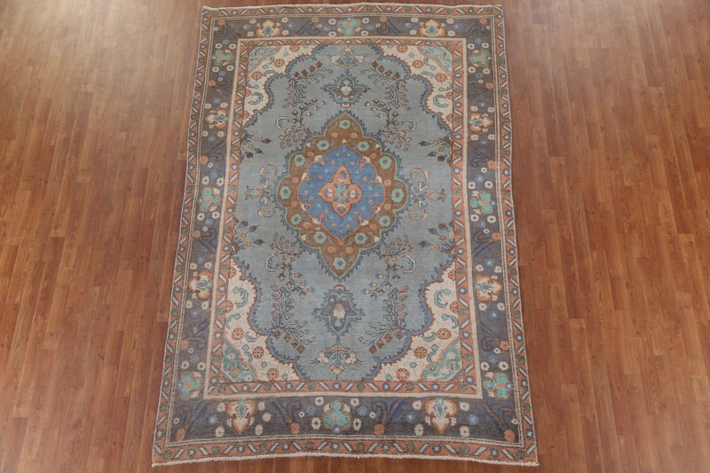 Vintage Traditional Handmade Wool Living Room Rug 6x9 Overdyed Carpet gallery