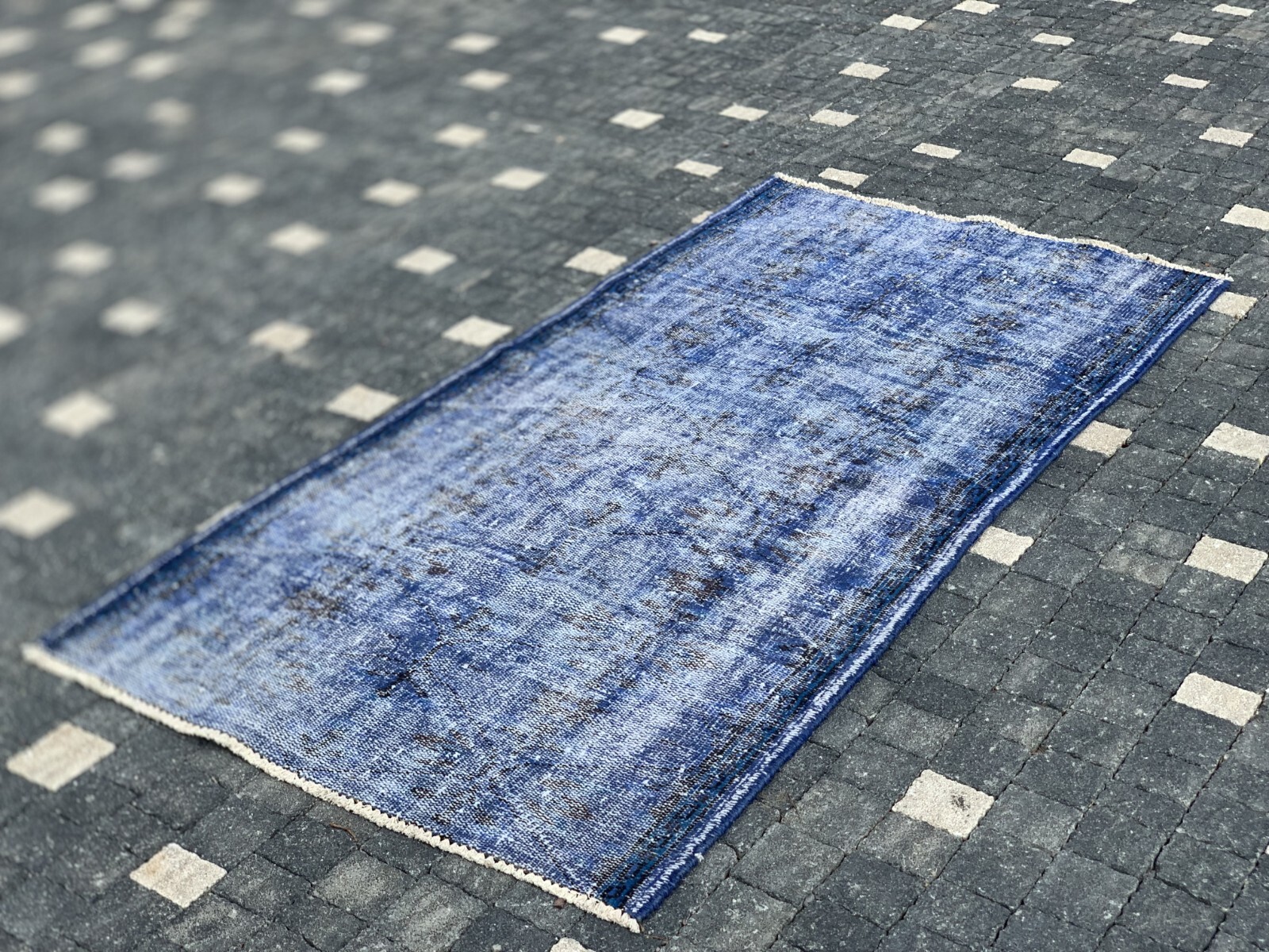 Turkish Vintage Rug,Geometric Farmhouse Vintage Anatolian Village Rug 3.1x6Ft gallery