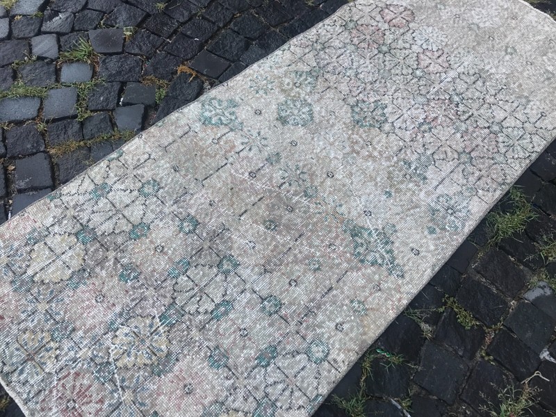 Handmade Rug Turkish Area Rug Vintage Rug Oushak Rug Antique Rug Bohemian Rug gallery