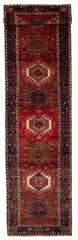 3’6″ x 14’4″ Vintage Hand-knotted Runner Rug Traditional Oriental Wool Carpet