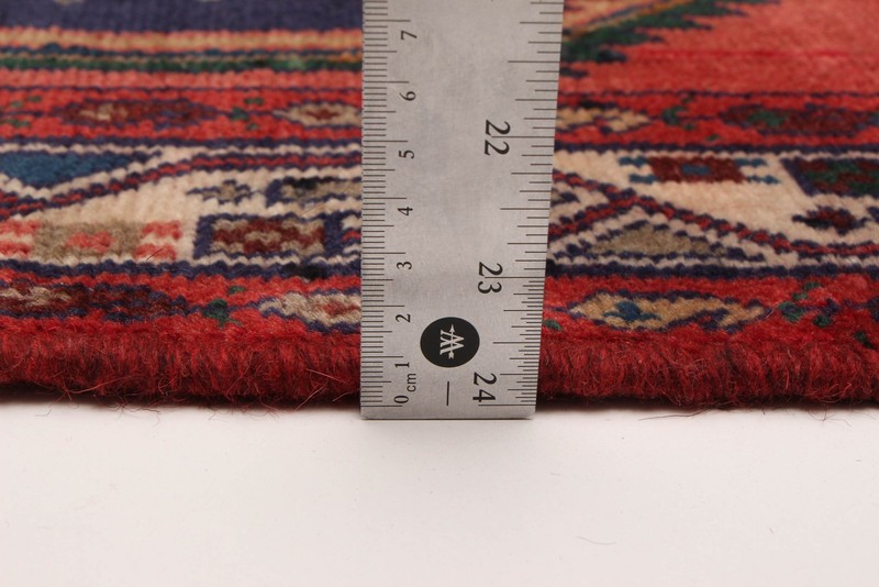 Vintage Hand-knotted Runner Rug 3'7" x 9'8" Traditional Oriental Wool Carpet gallery