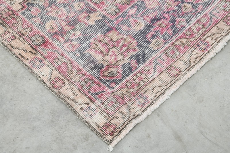 large turkish rug 7x10 ft, hand-knotted vintage area rug, oversize oushak rug,58 gallery