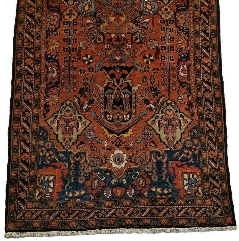 Antique HAMADAN Wide & Long runner Red - 5'10" x 17'6" gallery