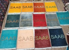 Handmade Rugs 1 Any One SAAB Car Floor Mats Per PC’s ( 1 Pcs )$85 Size 50x40cm