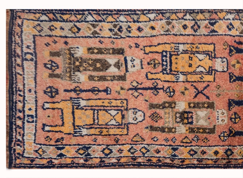 Vintage Turkish Oushak Runner 3x10 ft | 105 x 305 cm Handmade Wool Rug, 60+ Yr gallery