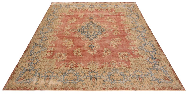 Traditional Vintage Hand-Knotted Area Rug 9'10" x 13'3" Oriental Wool Carpet gallery