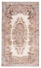 Vintage 3’10” x 6’8″ Traditional Hand Knotted Vegetable Dye Wool Area Rug