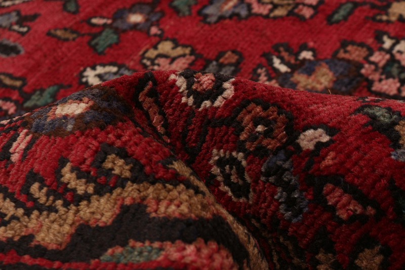 Vintage Hand-knotted Runner Rug 3'7" x 10'11" Traditional Oriental Wool Carpet gallery