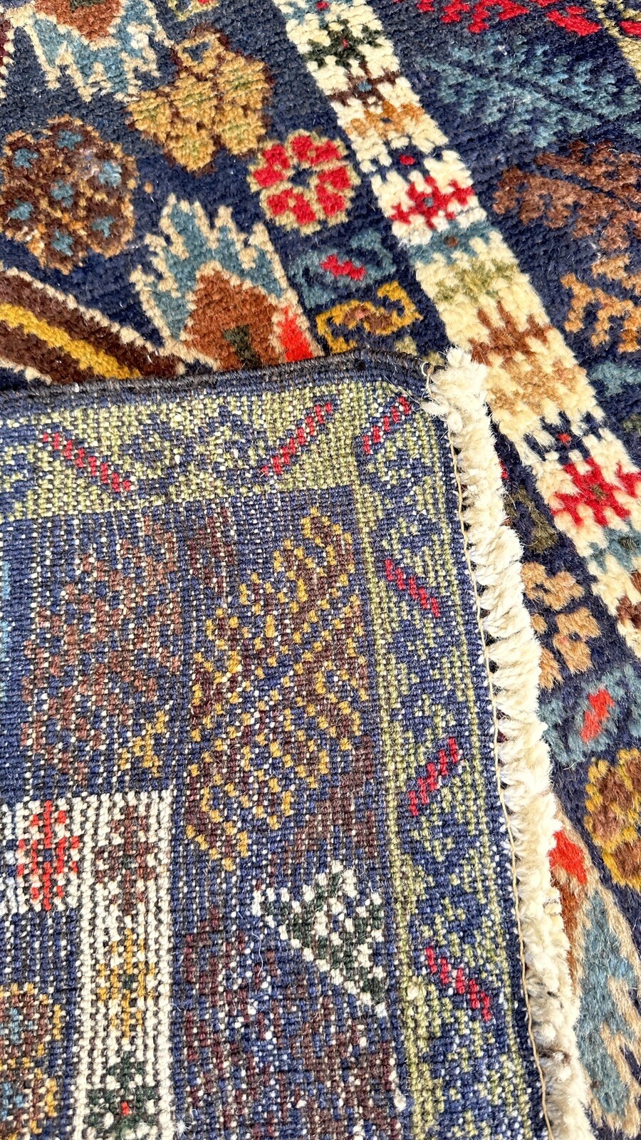 Authentic Hand Knotted Afghan Balouch Wool Area Rug 4.2 x 2.11 Ft (423 PF) gallery