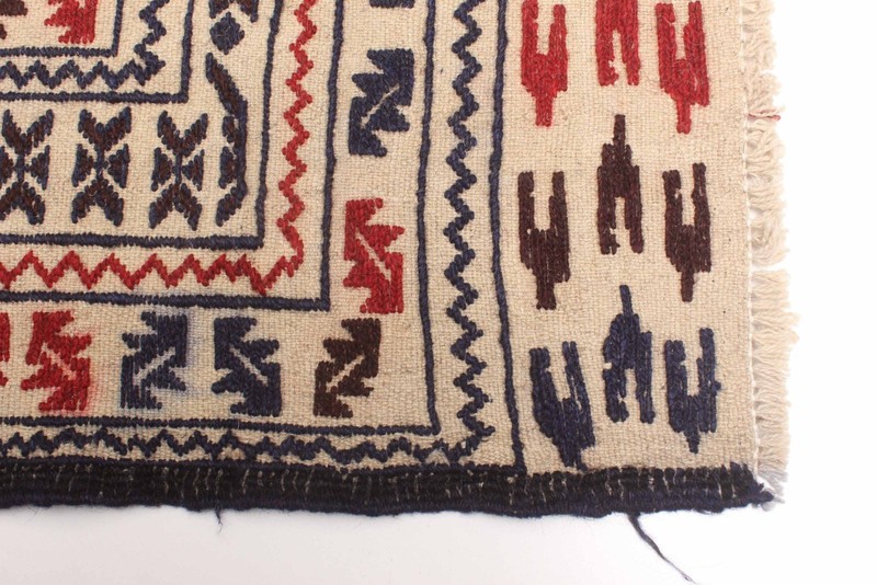 Vintage Hand Woven Area Rug 4'1" x 6'1" Traditional Wool Oriental Carpet gallery