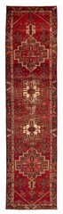 Vintage Hand-knotted Runner Rug 3’3″ x 13’2″ Traditional Oriental Wool Carpet