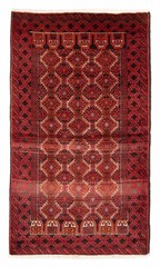 Vintage Hand-Knotted Area Rug 3’5″ x 5’10” Traditional Oriental Wool Carpet