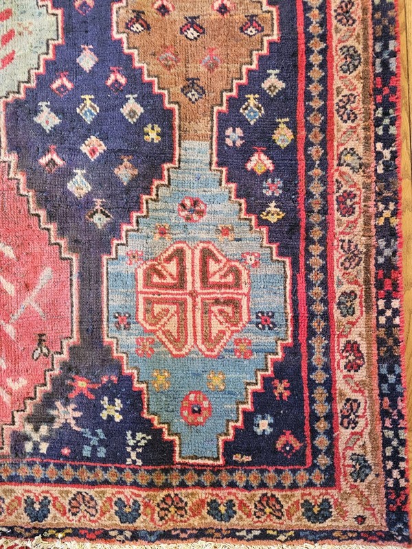 4.4x6.7 ANTIQUE VEG DYE SERAPI TURKISH VINTAGE KAZAK SHIRVAN Hand Knotted gallery