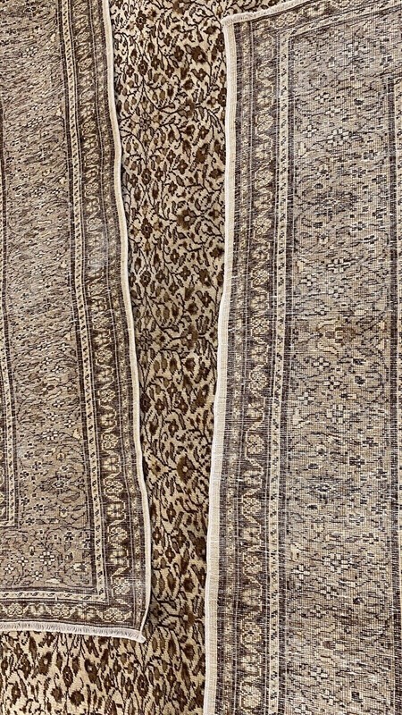 8x12ft Living Room Rug | Turkish Area Rug 8x12ft Beige Vintage Rug gallery