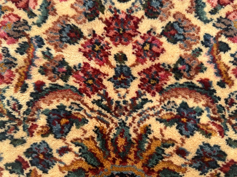 Vintage KARASTAN RUG in good condition 5' 8" by 9 feet RR5442 gallery