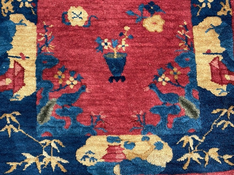 Ci 1920s ANTIQUE ART DECO CHINESE NICHOLS RUNNER RUG 2.5x11.5 WE HAVE MORE gallery
